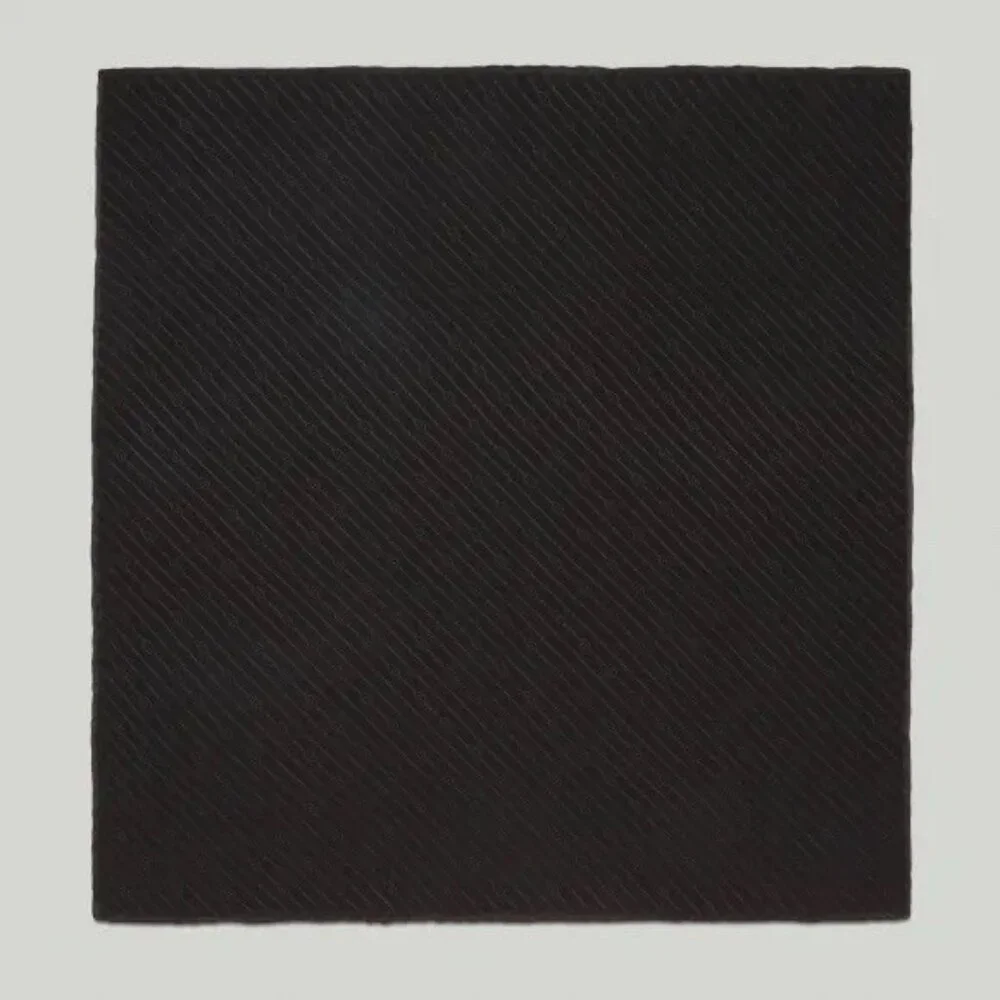 NWT GUCCI Men’s Handkerchief Silk 100% Authentic Logo GG 742200 Black - Picture 1 of 7